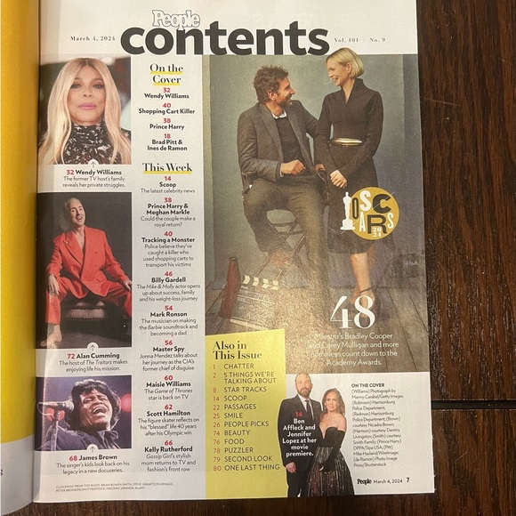 People Magazine March 4, 2024 Issue Wendy Williams on Front Cover - Picture 3 of 3